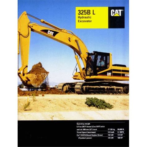 caterpillar 325b specs